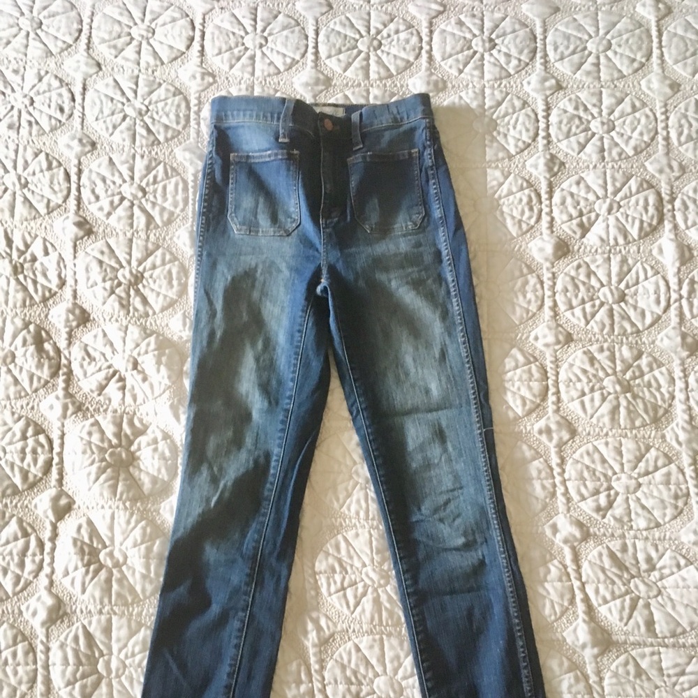 Madewell High Waist Sailor Skinny Jeans Sz. 25